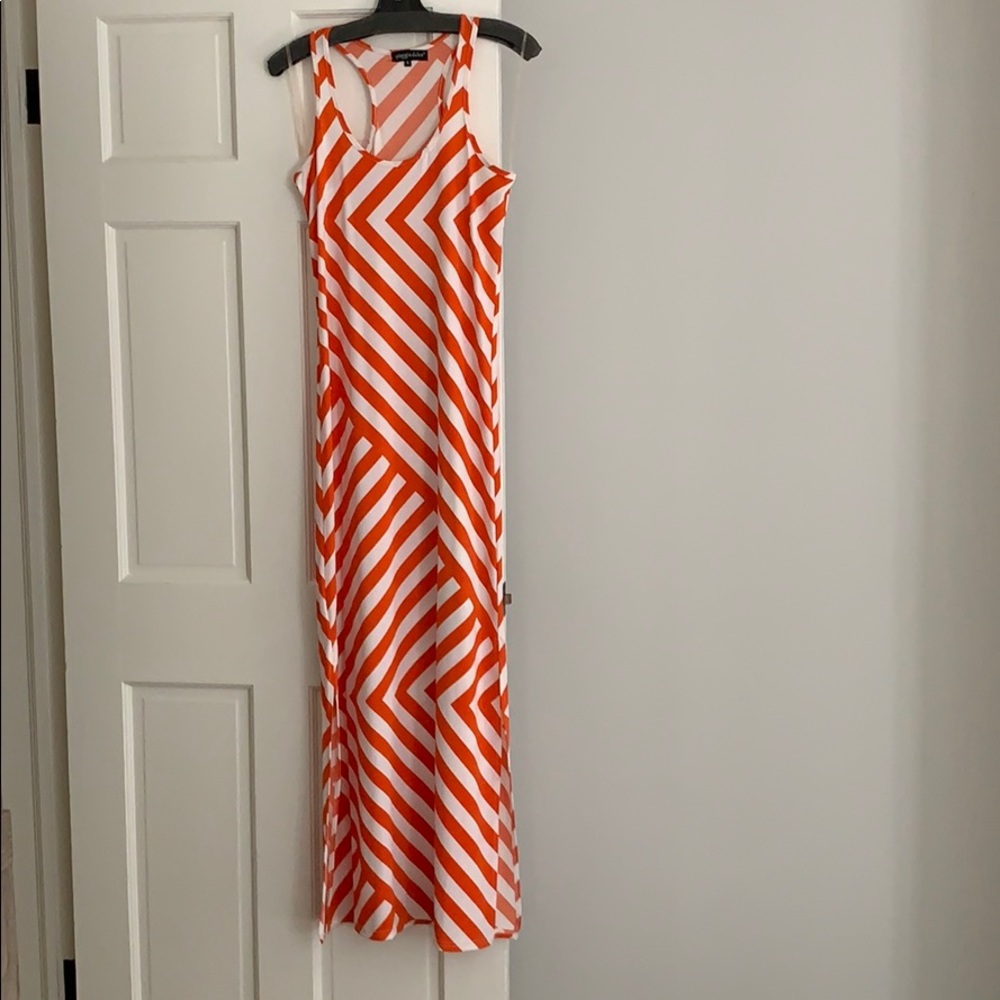 Spiaggia Dolce geometric striped maxi dress